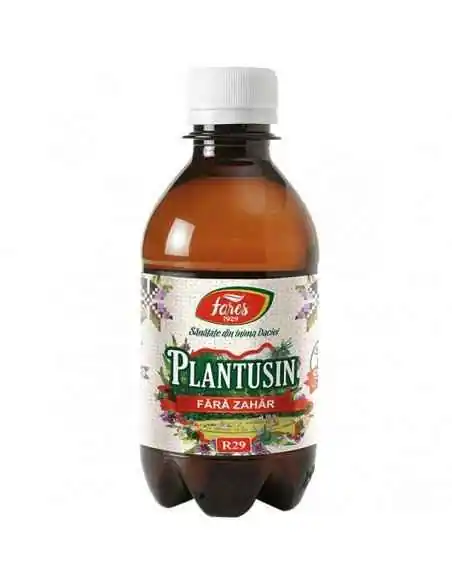 Sirop Plantusin Fara Zahar 250ml Fares, SIROPURI