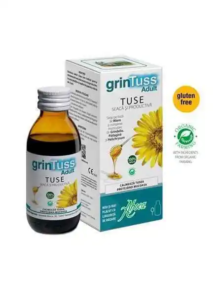 SIROP GRINTUSS TUSEADULTI 210GR ABOCA, SIROPURI
