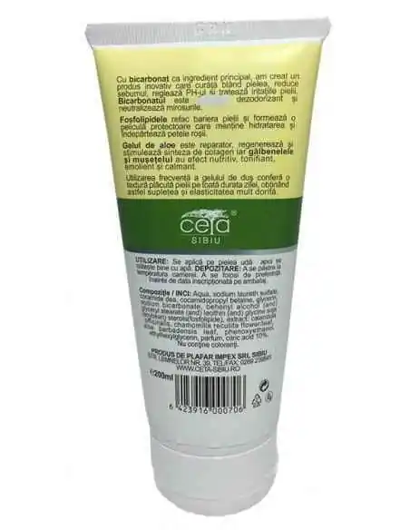 Gel de Dus cu Bicarbonat 200 ml Ceta, Sarcina si alaptare