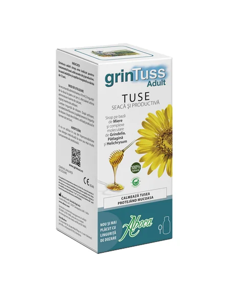 SIROP GRINTUSS TUSEADULTI 210GR ABOCA, SIROPURI