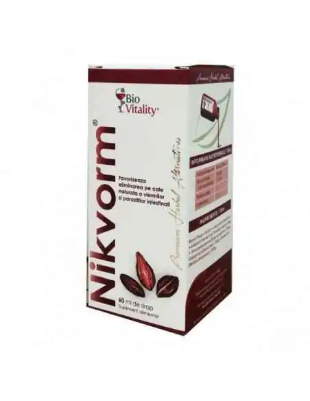 Nikvorm Sirop 60ml Biovitality, SIROPURI
