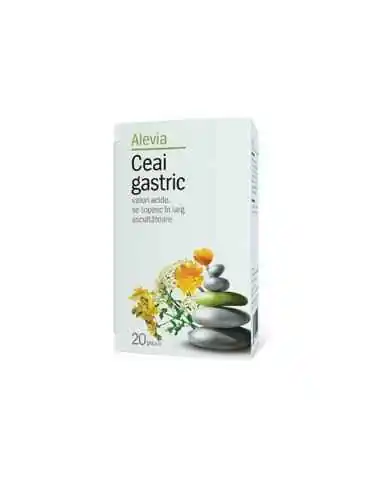 Ceai gastric 20 plicuri Alevia, REMEDII NATURISTE