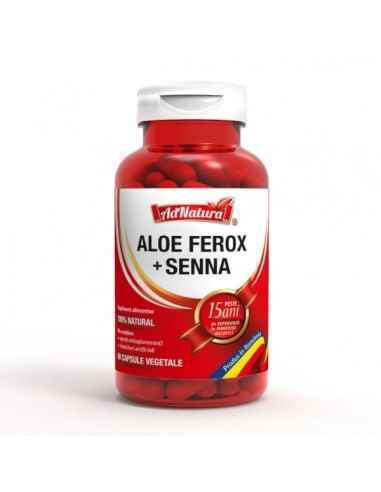 Aloe Ferox + Senna 60 cps AdNatura, Slabire