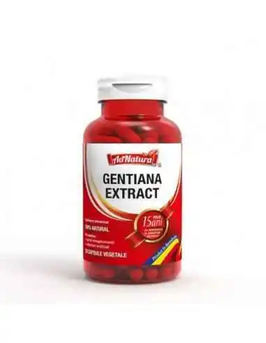 Gentiana Extract 30 cps AdNatura, REMEDII NATURISTE