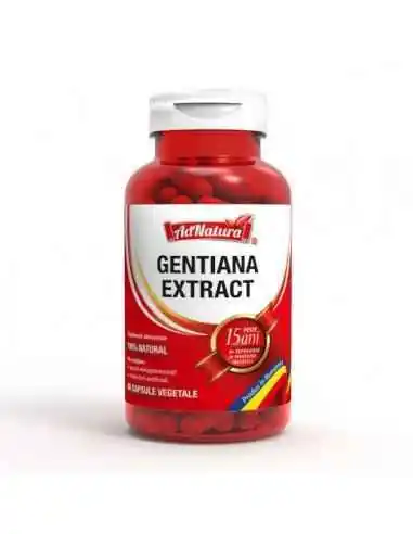 Gentiana Extract 60 cps AdNatura, REMEDII NATURISTE