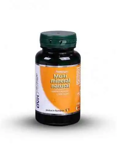 Multimineral Natural 60  cps DVR Pharm, VITAMINE SI MINERALE