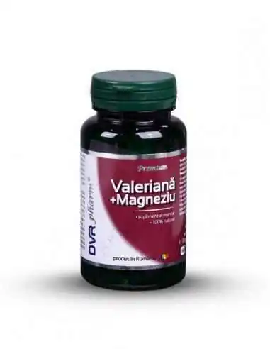 Valeriana + Magneziu 60 + 30 cps DVR Pharm, Stres