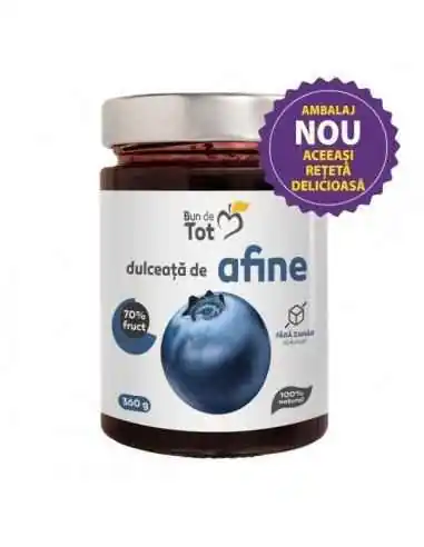 Dulceata Afine fara Zahar 360g Dacia Plant, REMEDII NATURISTE