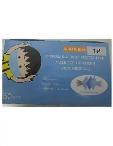 Masca Protectie Copii Baieti set 50 bucati, Masca de protectie