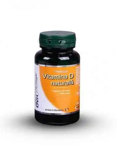 Vitamina D Naturala 60 cps DVR Pharm, VITAMINE SI MINERALE