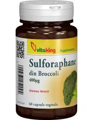 SULFORAPHANE DIN BROCCOLI (Germeni de broccoli) 60 CAPSULE Vitaking, REMEDII NATURISTE