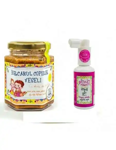 Kit Imunitate Copii - Borcanul copiilor veseli 200g + Gatulet Fericit Prisaca Transilvania, Sistemul nervos