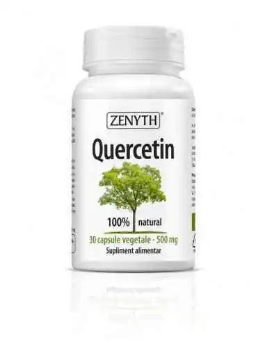 Quercetin 500mg 30 cps Zenyth, VITAMINE SI MINERALE