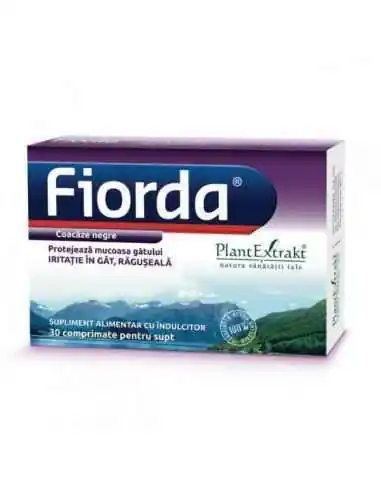 Fiorda cu Coacaze Negre 30 cpr PlantExtrakt, REMEDII NATURISTE