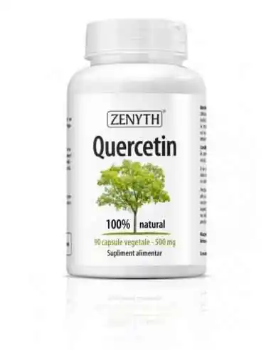 Quercetin 500mg 90 cps Zenyth, VITAMINE SI MINERALE