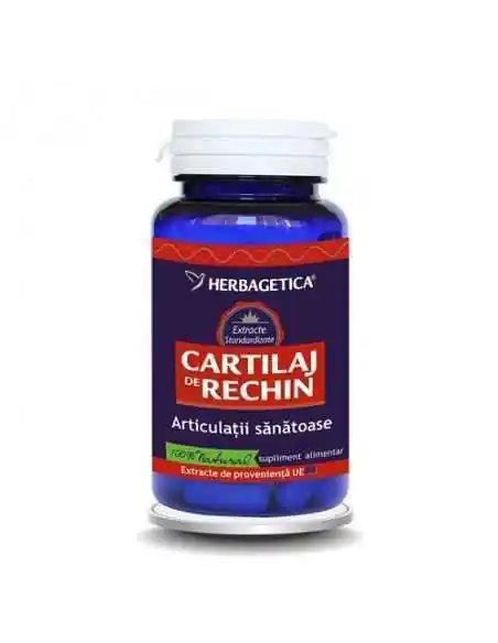 CARTILAJ DE RECHIN 30 capsule Herbagetica, REMEDII NATURISTE