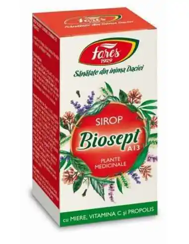 Sirop Biosept Miere  Propolis 100 ml Fares, SIROPURI