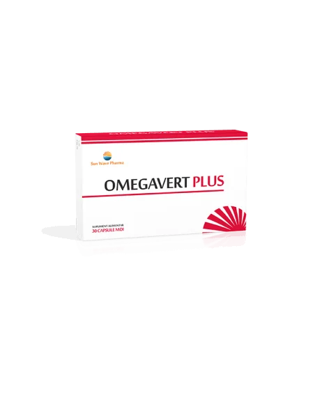 OMEGAVERT PLUS 30 capsule Sun Wave Pharma, REMEDII NATURISTE