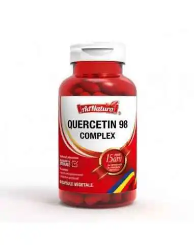 Quercetin 98 Complex 60 cps AdNatura, VITAMINE SI MINERALE