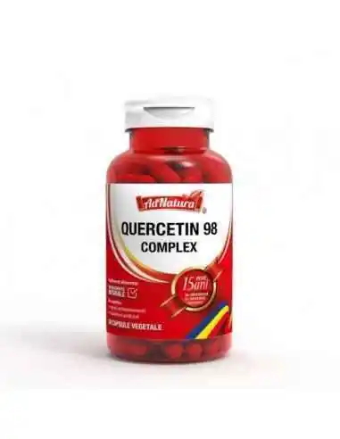 Quercetin 98 Complex 30 cps AdNatura, VITAMINE SI MINERALE