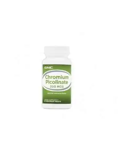 CHROMIUM PICOLINATE 200 MCG, CROM PICOLINAT, 90 TB- GNC, Terapia Diabetului