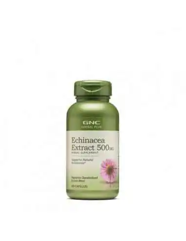 ECHINACEA EXTRACT 500 MG, EXTRACT DE ECHINACEA, 100 CPS- GNC, REMEDII NATURISTE