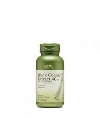 BLACK COHOSH 40 MG, EXTRACT STANDARDIZAT DE COHOS NEGRU, 100 CPS- GNC, Tulburari Hormonale