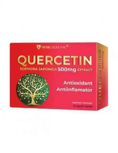 Quercetin 500mg 30 cps Cosmopharm, VITAMINE SI MINERALE