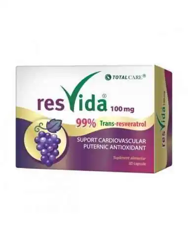 Resvida 100 mg Resveratrol 30 capsule Cosmo Pharm, Stres