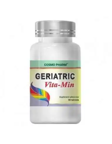 Geriatric Vita-Min 30 tablete CosmoPharm, VITAMINE SI MINERALE