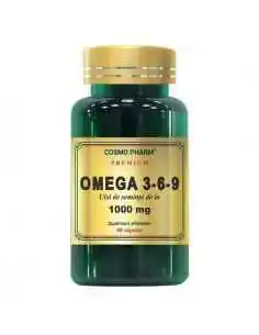 Omega 3-6-9 (Ulei Seminte In) 1000mg 60cps Cosmo Pharm, REMEDII NATURISTE