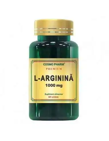 L-Arginina 1000mg 60tb CosmoPharm, REMEDII NATURISTE