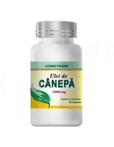 ULEI DE CANEPA 30CPS - Cosmopharm, REMEDII NATURISTE