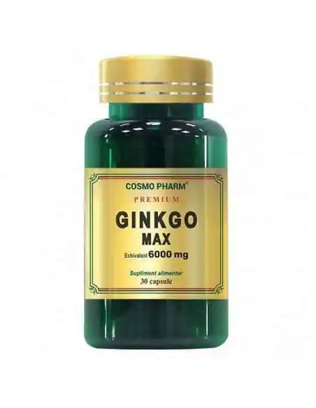 GINKGO MAX EXTRACT 30CPS - Cosmopharm, Sistemul nervos