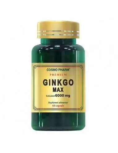 GINKGO MAX EXTRACT 60CPS - Cosmopharm, Sistemul nervos