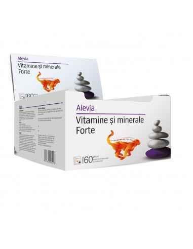 Vitamine si Minerale Forte 60 plicuri Alevia, VITAMINE SI MINERALE