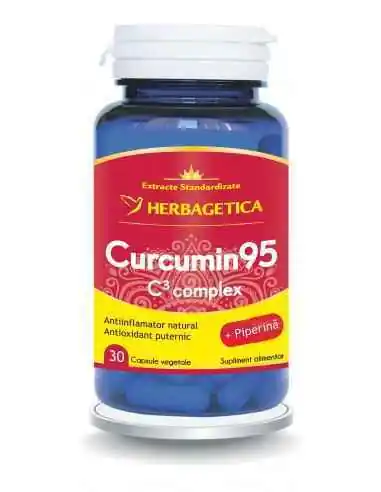 Curcumin 95 C3 complex Herbagetica 30 capsule, Sistemul nervos