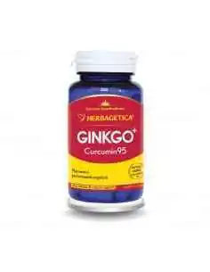 Ginkgo Curcumin 95 60 capsule Herbagetica, Tulburari Hormonale 2