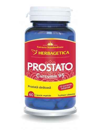 Prostato Curcumin 60 cps Herbagetica, REMEDII NATURISTE