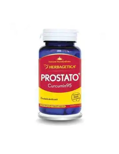 Prostato Curcumin 30 cps Herbagetica, REMEDII NATURISTE