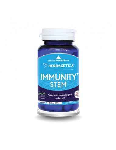 IMMUNITY STEM 30 capsule Herbagetica
Stimulează sistemul imunitar, protejează organismul împotriva stresului fizic, psihic și ox