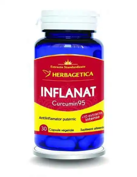 INFLANAT CURCUMIN95 30 capsule Herbagetica, Tulburari Hormonale