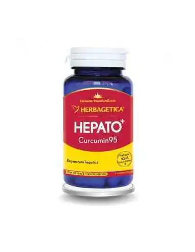 HEPATO CURCUMIN95 60 capsule Herbagetica, Aparatul digestiv 