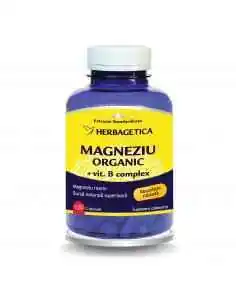 Magneziu Organic cu B Complex 120 capsule Herbagetica, VITAMINE SI MINERALE 2