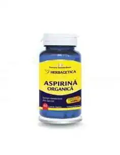 Aspirina Organica 60 capsule Herbagetica, REMEDII NATURISTE
