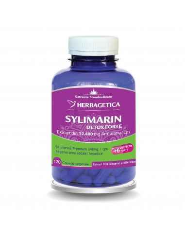 Silymarin 80/50 Detox Forte 120 capsule Herbagetica, REMEDII NATURISTE