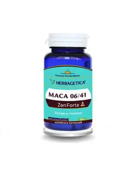 Maca Zen Forte 60 cps Herbagetica, Stres