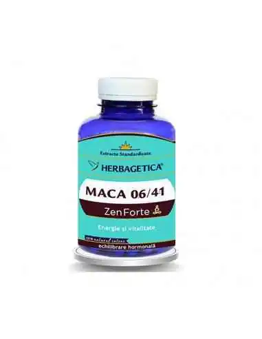 Maca Zen Forte 120 cps Herbagetica, Stres