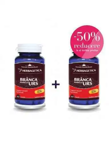 Branca Marelui Urs 60 +60 cps Herbagetica, Stres