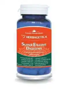 Super Enzime Digestive 10 cps - Herbagetica, REMEDII NATURISTE